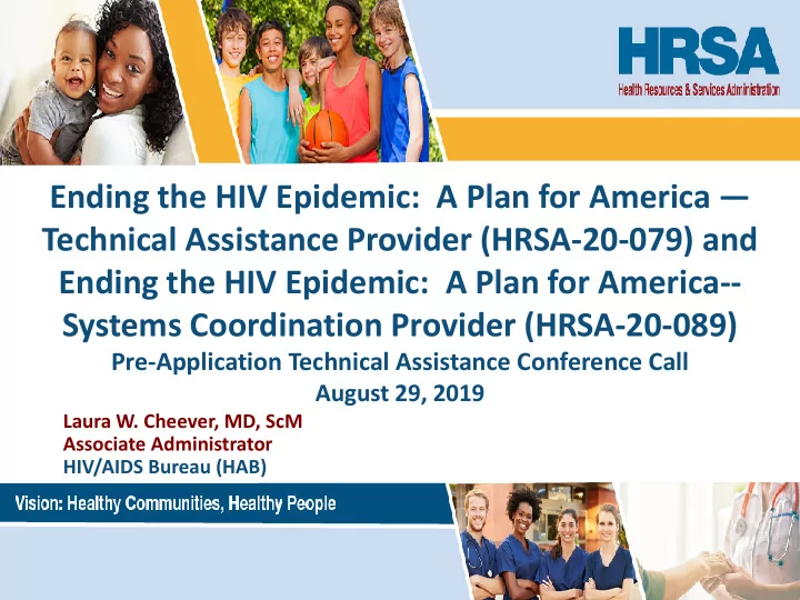 ending the hiv epidemic a plan for america technical