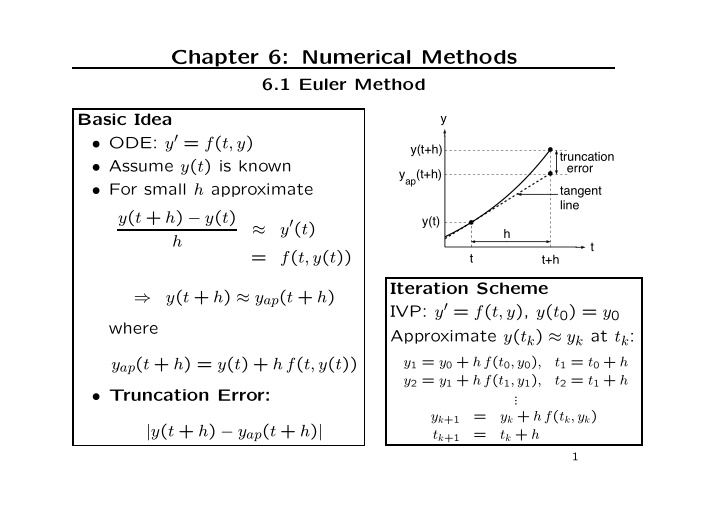 chapter 6 numerical methods