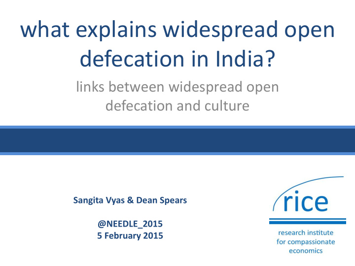 what explains widespread open