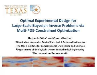 Optimal Experimental Design for  Large-Scale Bayesian Inverse Problems via  Multi-PDE-Constrained