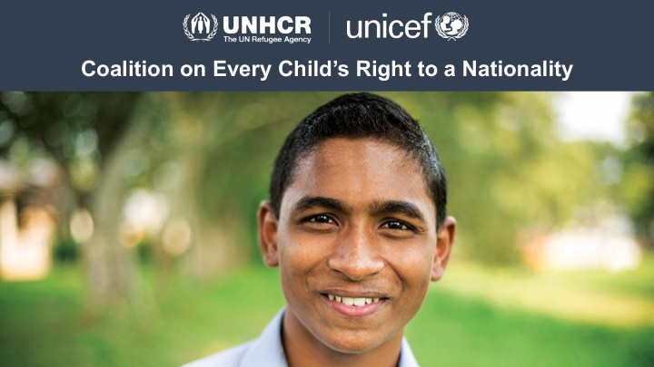 coalition on every child s right to a nationality