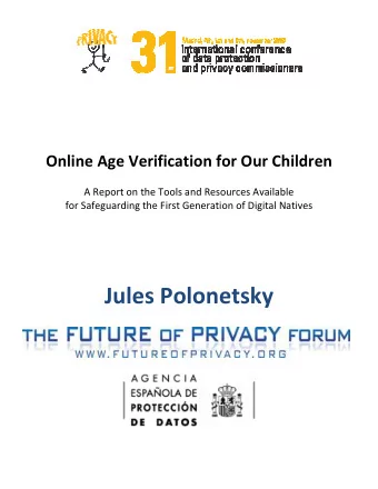 Jules Polonetsky                                2