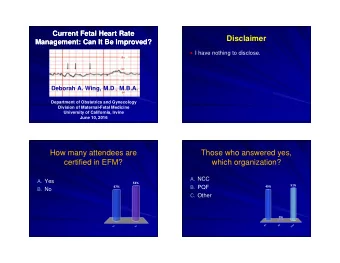 Disclaimer  Management: Can It Be Improved?  Management: Can It Be Improved?  I have nothing to