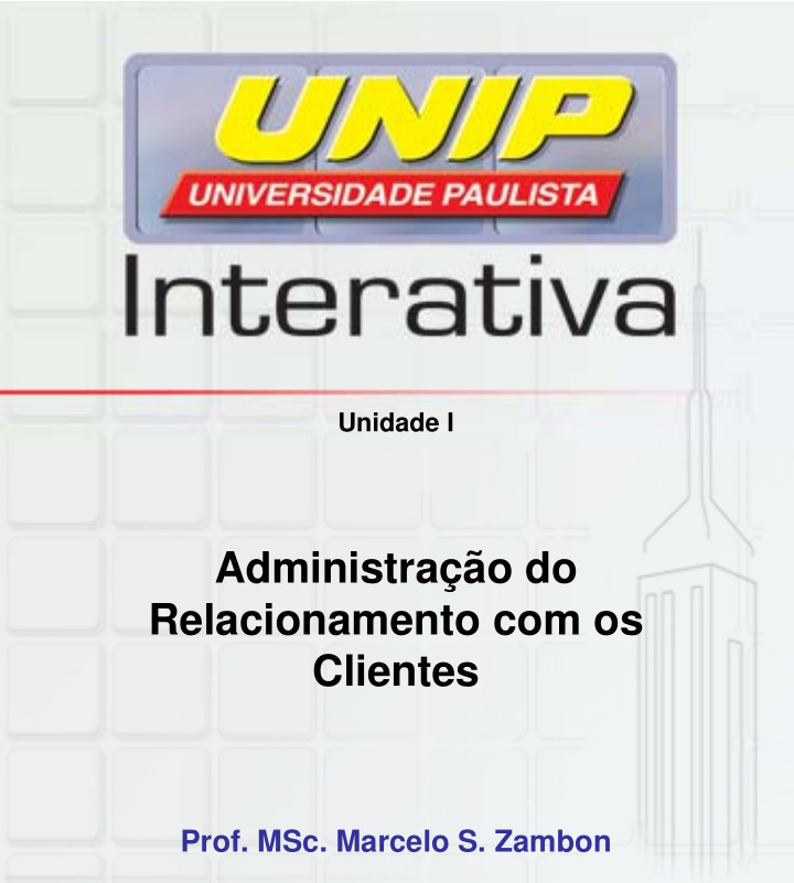 administra o do relacionamento com os cli clientes t