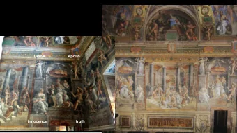 Diana  Apollo  innocence  truth  Constantine acknowledged the priority of the pope in spiritual