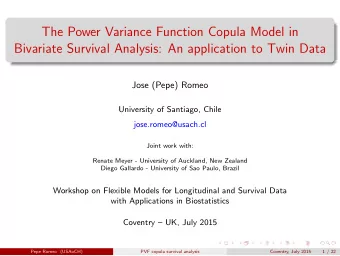 The Power Variance Function Copula Model in  Bivariate Survival Analysis: An application to Twin