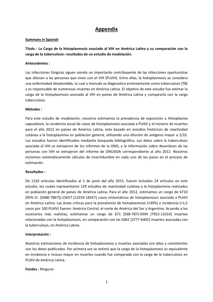 appendix