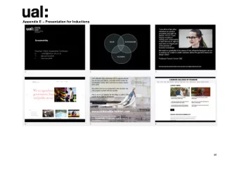 Appendix E  Presentation for Inductions  46  47  48