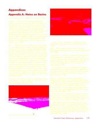 Appendices  Appendix A: Notes on Basins  The following matterial is taken from Wolf et al. (1999).