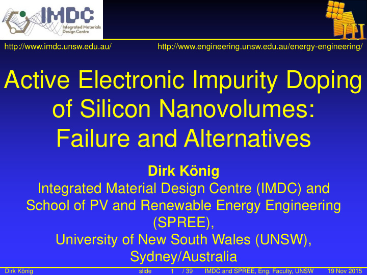 active electronic impurity doping of silicon nanovolumes