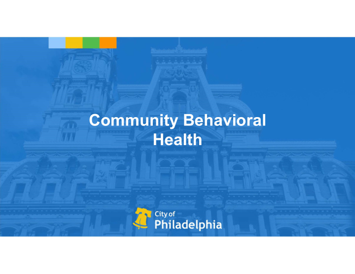 community behavioral health pathways to psychiatric