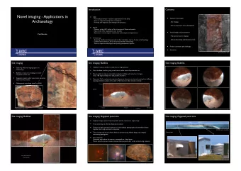 Novel imaging - Applications in    iVEC    Capture technologies  - Partnership between 5
