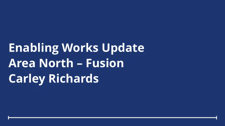 area north fusion