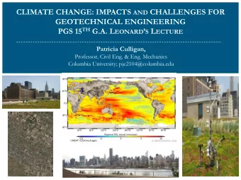 Professor, Civil Eng. &amp; Eng. Mechanics Columbia University; pjc2104@columbia.edu  CREDIT: