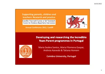 Developing  Developing and  Developing and  Developing  and researching  and researching