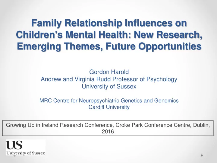 gordon harold andrew and virginia rudd professor of
