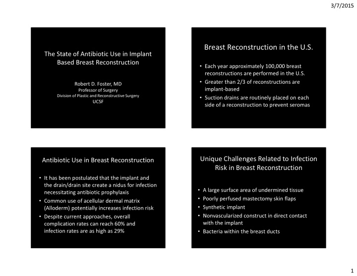 breast reconstruction in the u s