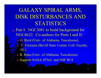 GALAXY SPIRAL ARMS,  DISK DISTURBANCES AND  STATISTICS  Part I:  NGC3081 to build background for