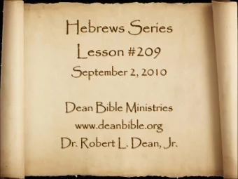 Hebrews 12:1415  Pursuing Peace:  Forgiveness is NOT an Option  Heb. 12:14, Pursue peace with
