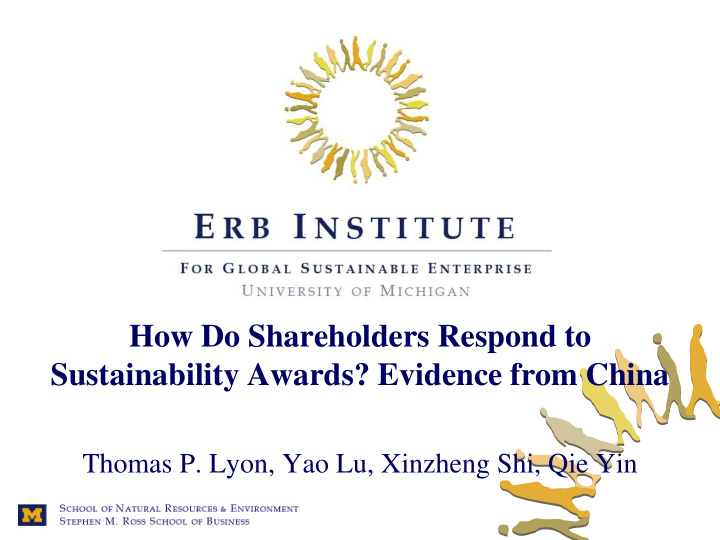how do shareholders respond to