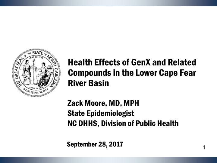 compounds in the lower cape fear