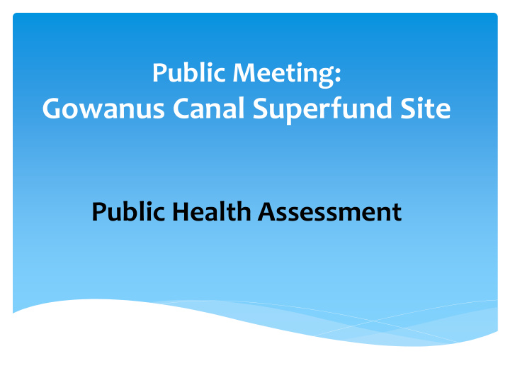 gowanus canal superfund site