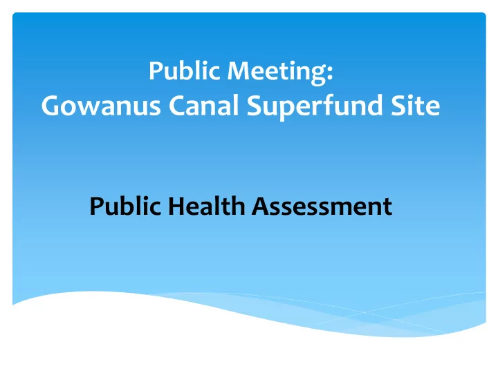 gowanus canal superfund site