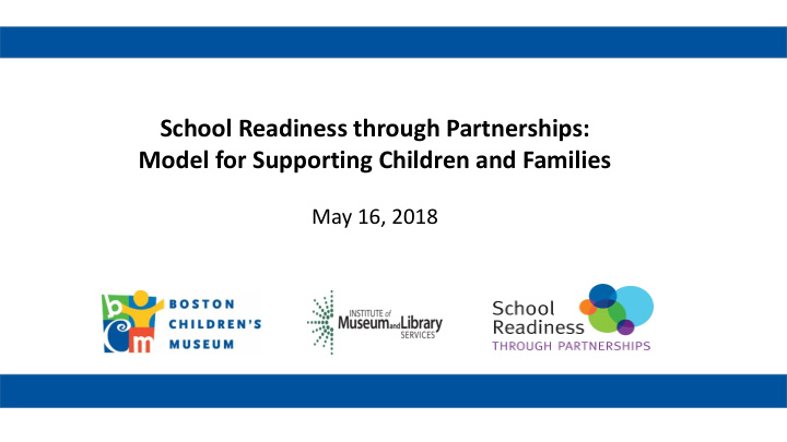 school readiness through partnerships