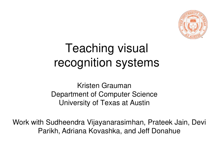 teaching visual