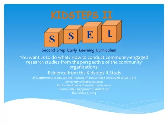 You want us to do what? How to conduct community-engaged  research studies from the perspective of
