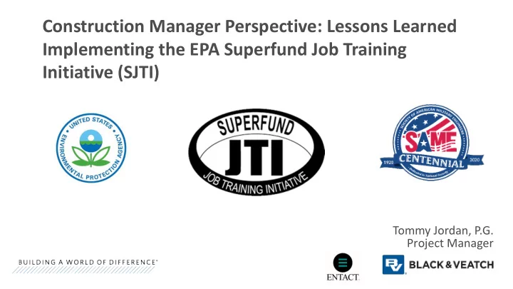 construction manager perspective lessons learned