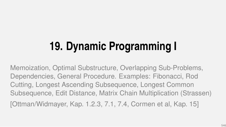 19 dynamic programming i