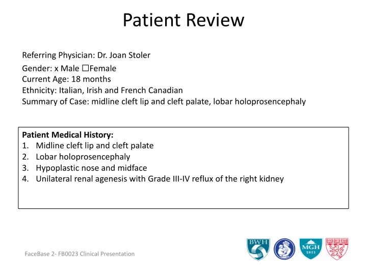 patient review