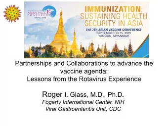 IOM  Estimates of Rotavirus Deaths--1985  High priority for  Developing  Countries  2012  1998