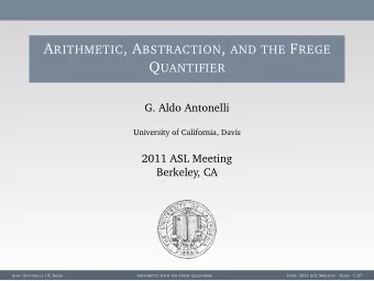 A RITHMETICAL REDUCTION STRATEGIES . . .  The main formalization strategies for first-order