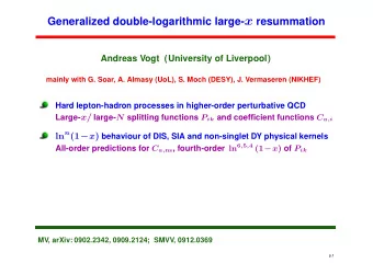 Hard lepton-hadron processes in pQCD (I) Inclusive deep-inelastic scattering (DIS), semi-incl. l +