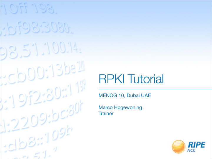 rpki tutorial