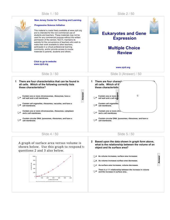eukaryotes and gene
