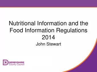 2014  John Stewart  What are we going to cover?  Enforcement responsibilities  The importance