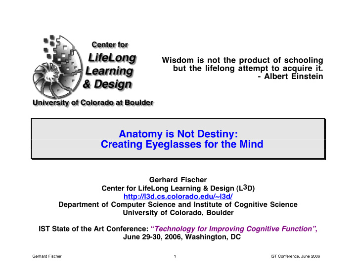 anatomy is not destiny creating eyeglasses for the mind