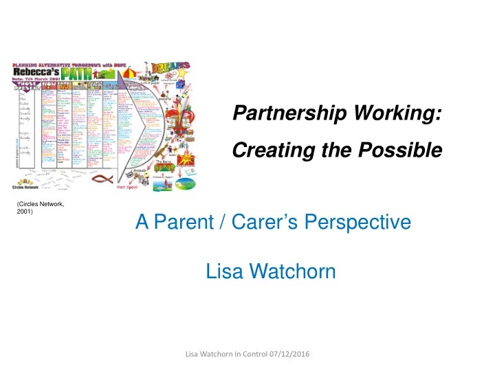 partnership working creating the possible