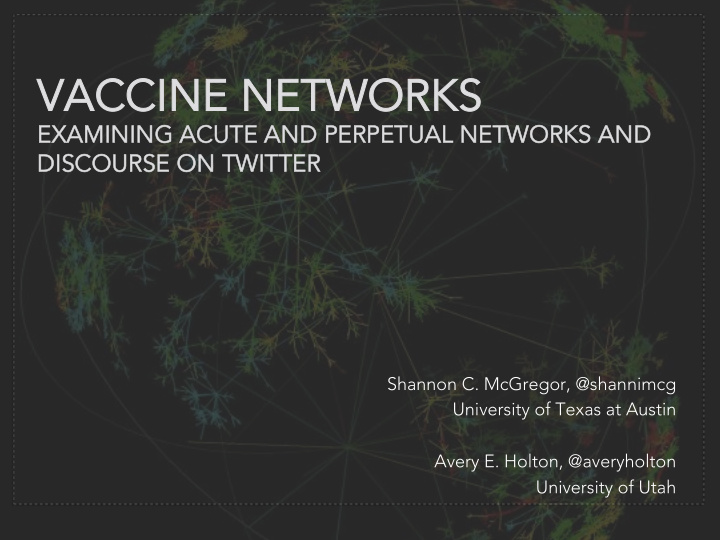 vaccine networks