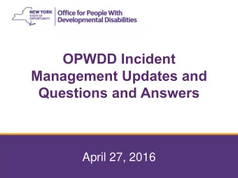 Management Updates and  Questions and Answers  April 27, 2016  4/28/2016  2  Mortality Review