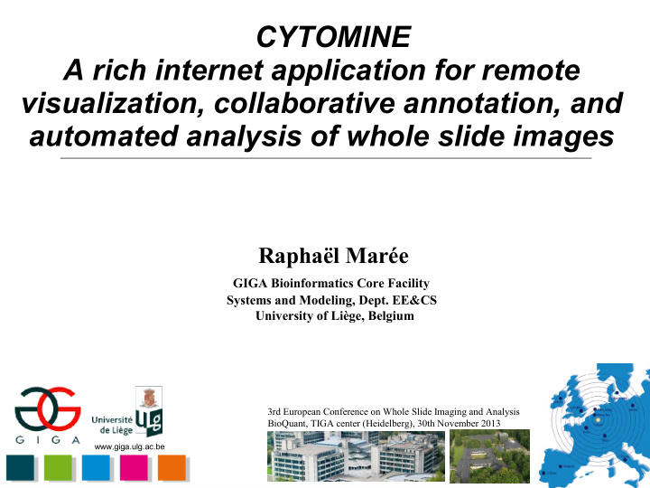 cytomine a rich internet application for remote