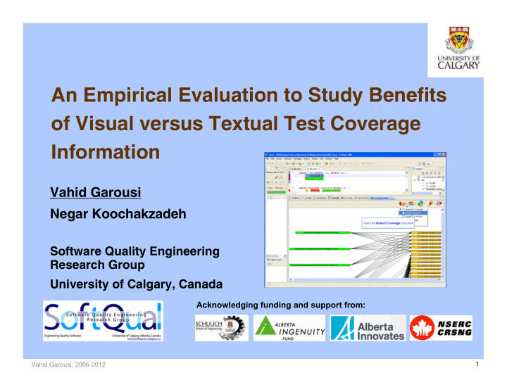 an empirical evaluation to study benefits of visual