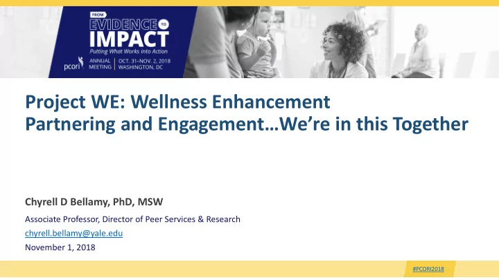 project we wellness enhancement partnering and engagement