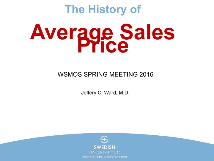 average sales price