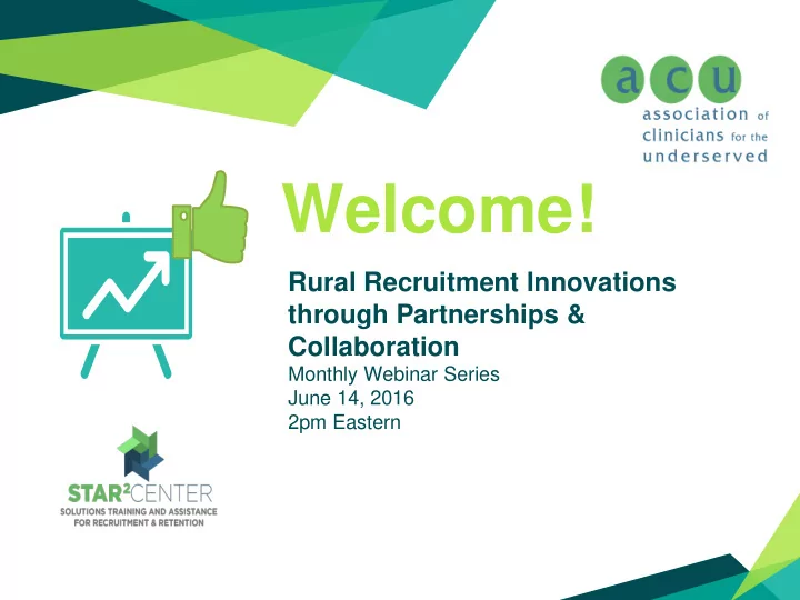 welcome