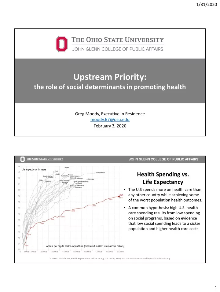 upstream priority