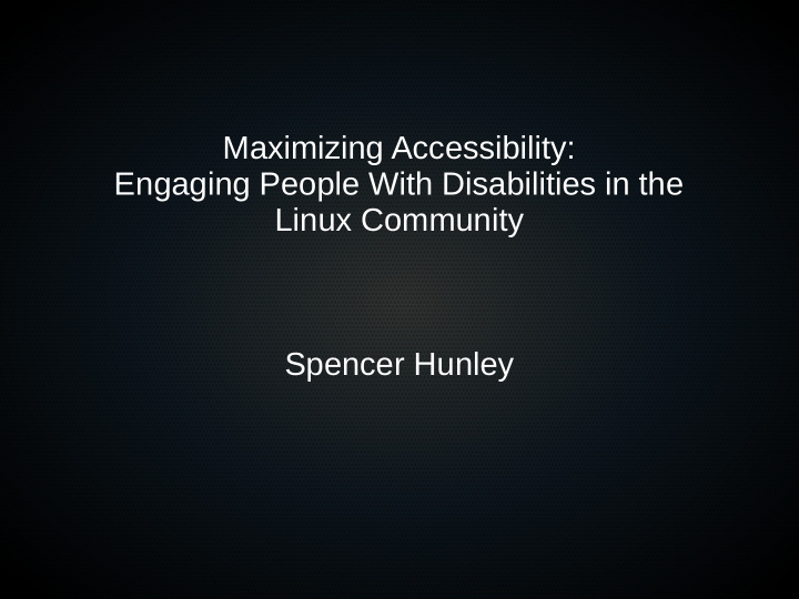 maximizing accessibility engaging people with
